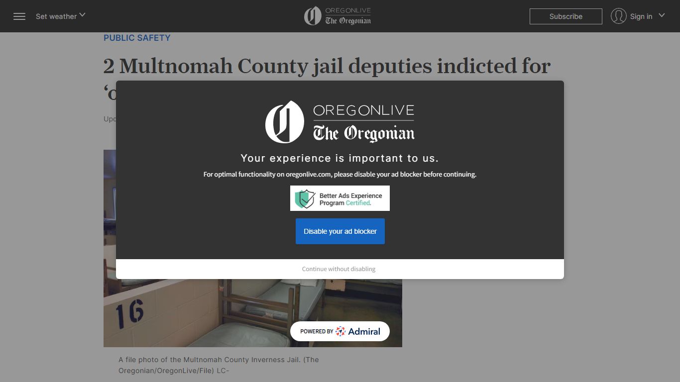 Two Multnomah County jail deputies indicted for ... - oregonlive